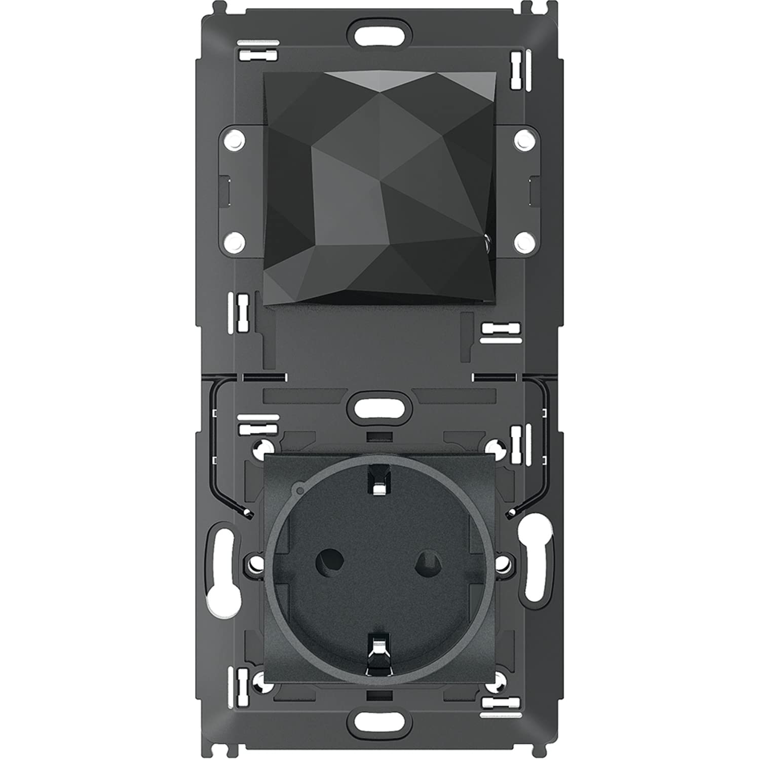 Legrand L4501C placa de pared para cubrir huecos y renovar interruptores antiguos