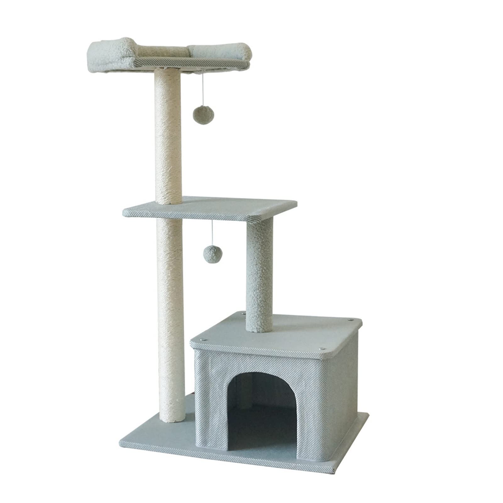 入荷極小！新作】キャットツリータワー キャットツリータワー スクレーピングコラム 猫用クライミングフレーム 猫 | キャットツリータワー キャットツリータワー スクレーピングコラム 猫用クライミングフレーム 猫砂と花のクッション付き ジャンププラッ | キャットタワー | Hongyang Studio 木ンャンスタジオ