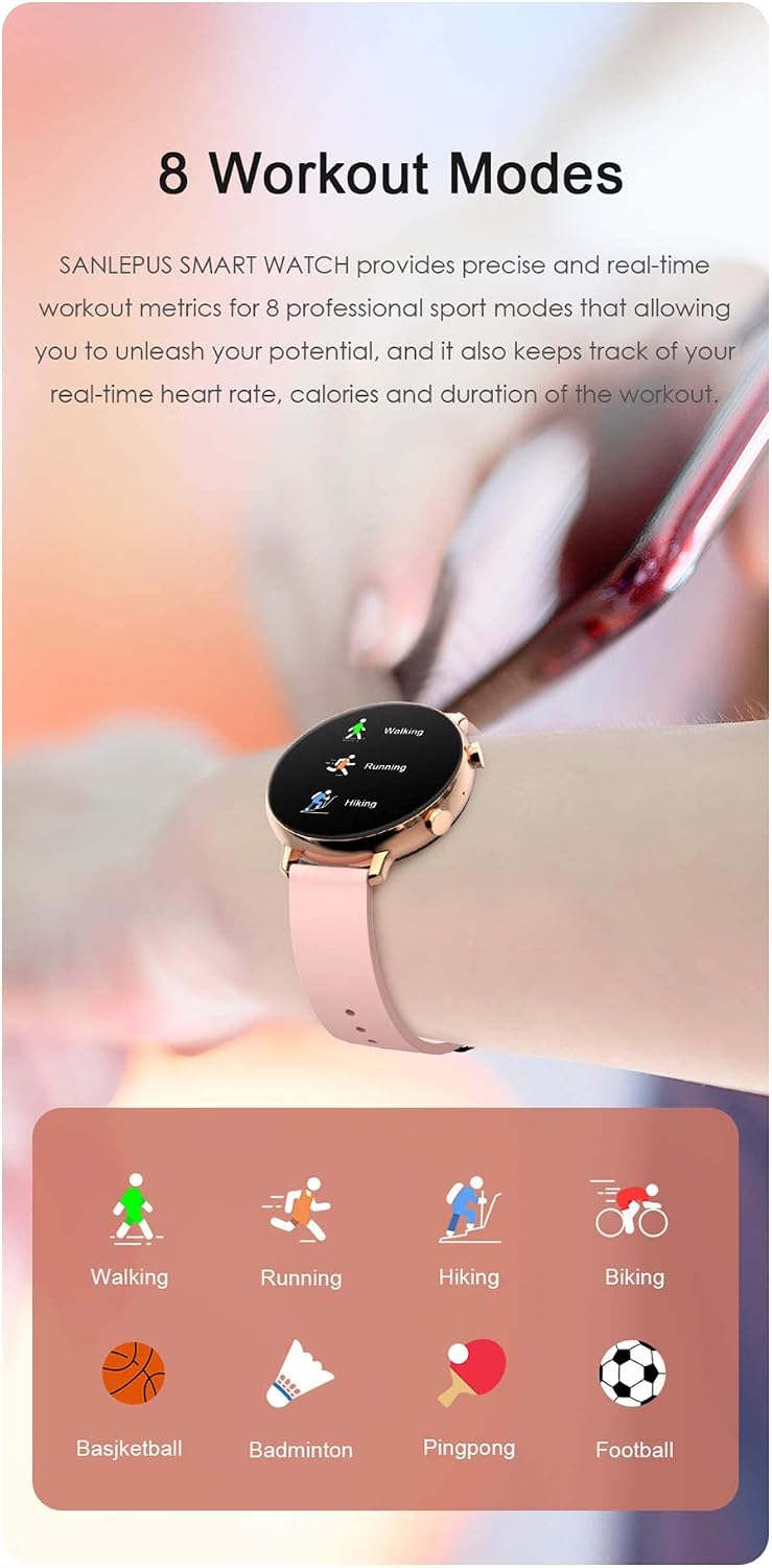 Die neue Smartwatch GW33 männlich und weiblich, Bluetooth, Anruf-Smartwatch,  Herzfrequenz-, EKG-Monitor, Schlaf-Tracker, IP68, wasserdicht,  Smart-Armband (für iOS Android) (D) : Amazon.de: Sport \u0026 Freizeit