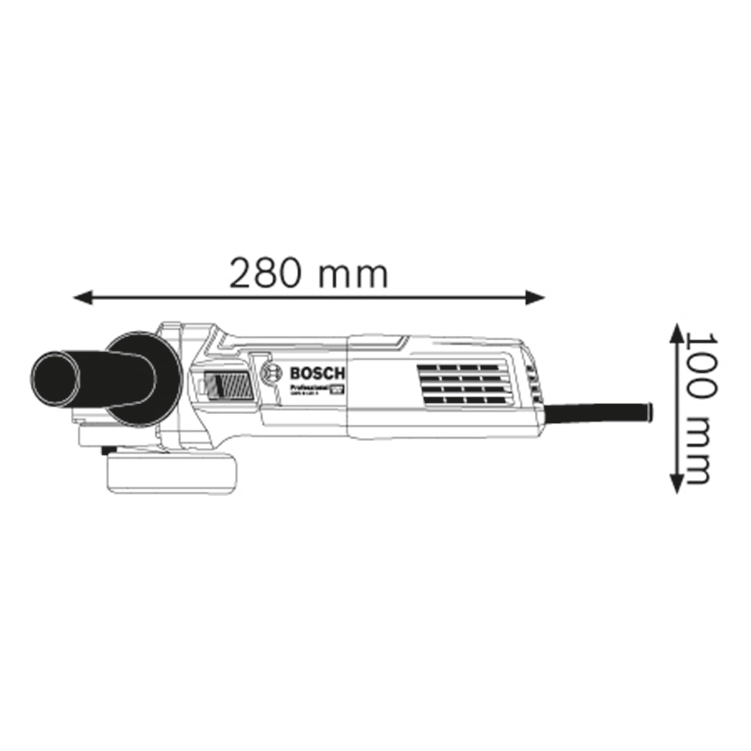 Bosch Blauw GWS 7-125 Professional | Haakse slijper | 125 mm | 720 Watt | Online