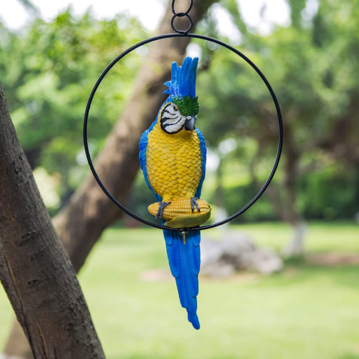 Amazon.co.jp: インテリア 吊り下げ インコ 小鳥 ガーデニンググッズ