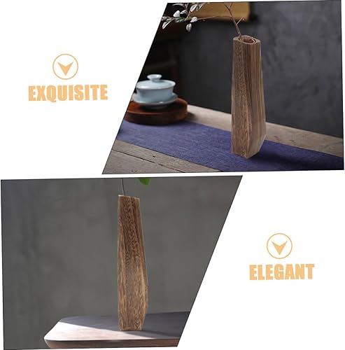 Miniatura 4 de Homoyoyo Decoraciones para Salas De Casa - Jarrones altos de madera, a prueba de fugas, maceta carnosa hecha a mano, decoración de interiores,