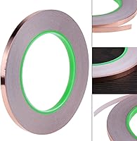 Vista 2 de Oubaka 4 Pack Copper Foil Tape,Copper Tape Double-Sided Conductive with Adhesive for EMI Shielding,Paper Circuits, Electrical Repairs