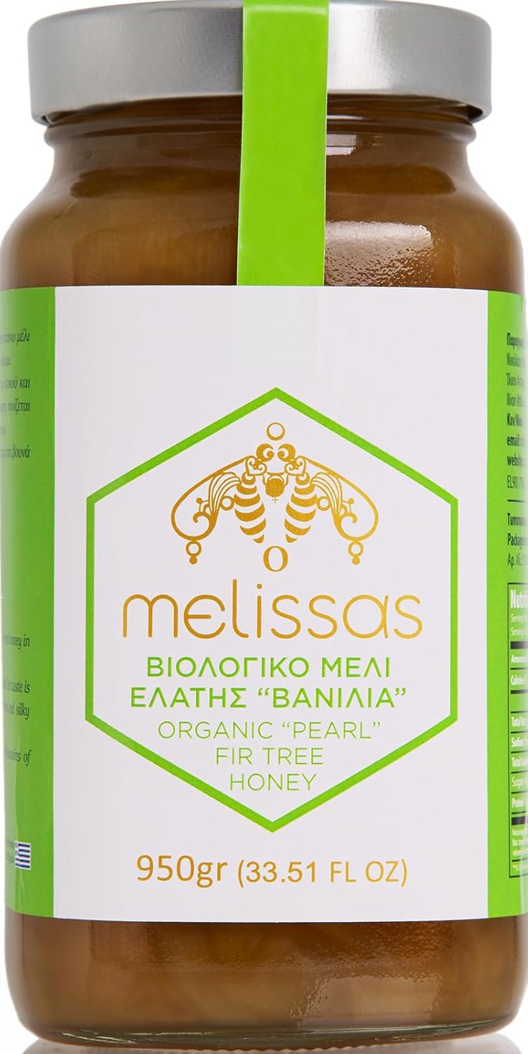 PREMIUM ORGANIC "PEARL" FIR HONEY, 33.51 FL oz.