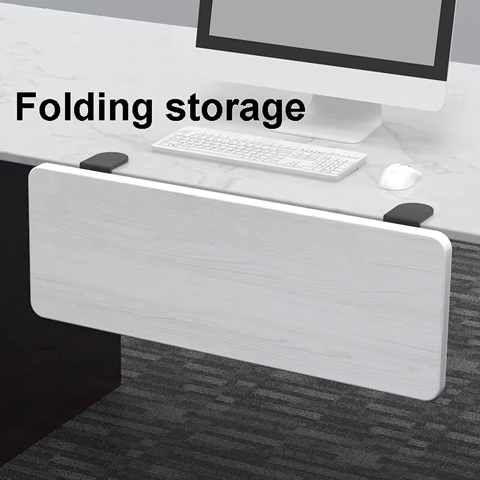 Computer Tafel Arm Polssteun Ondersteuning, Ergonomisch Verstelbare Armsteun Pad Bevestigbare Bureau Extender voor Thuiskantoor Werk Game