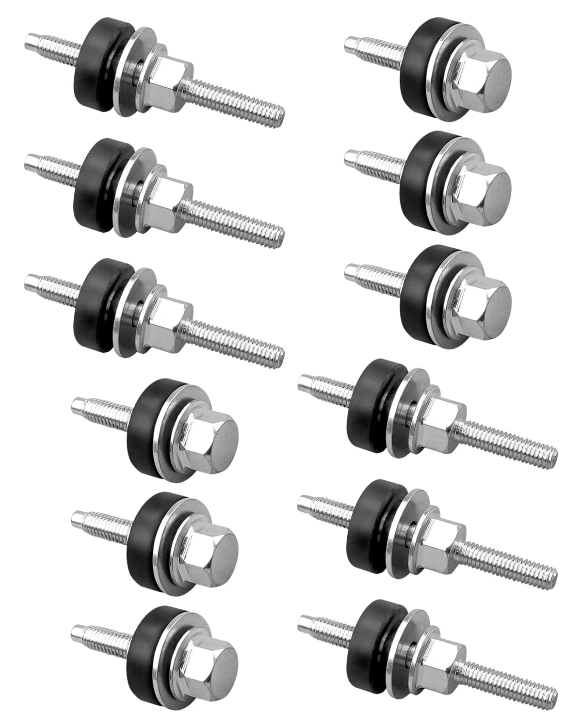 4C3Z-6C519-AA Valve Cover Bolt Complete Set One Side Long and Short Fit for Ford 6.0 Powerstroke Diesel 2003 2004 2005 2006 2007 2008 2009 2010