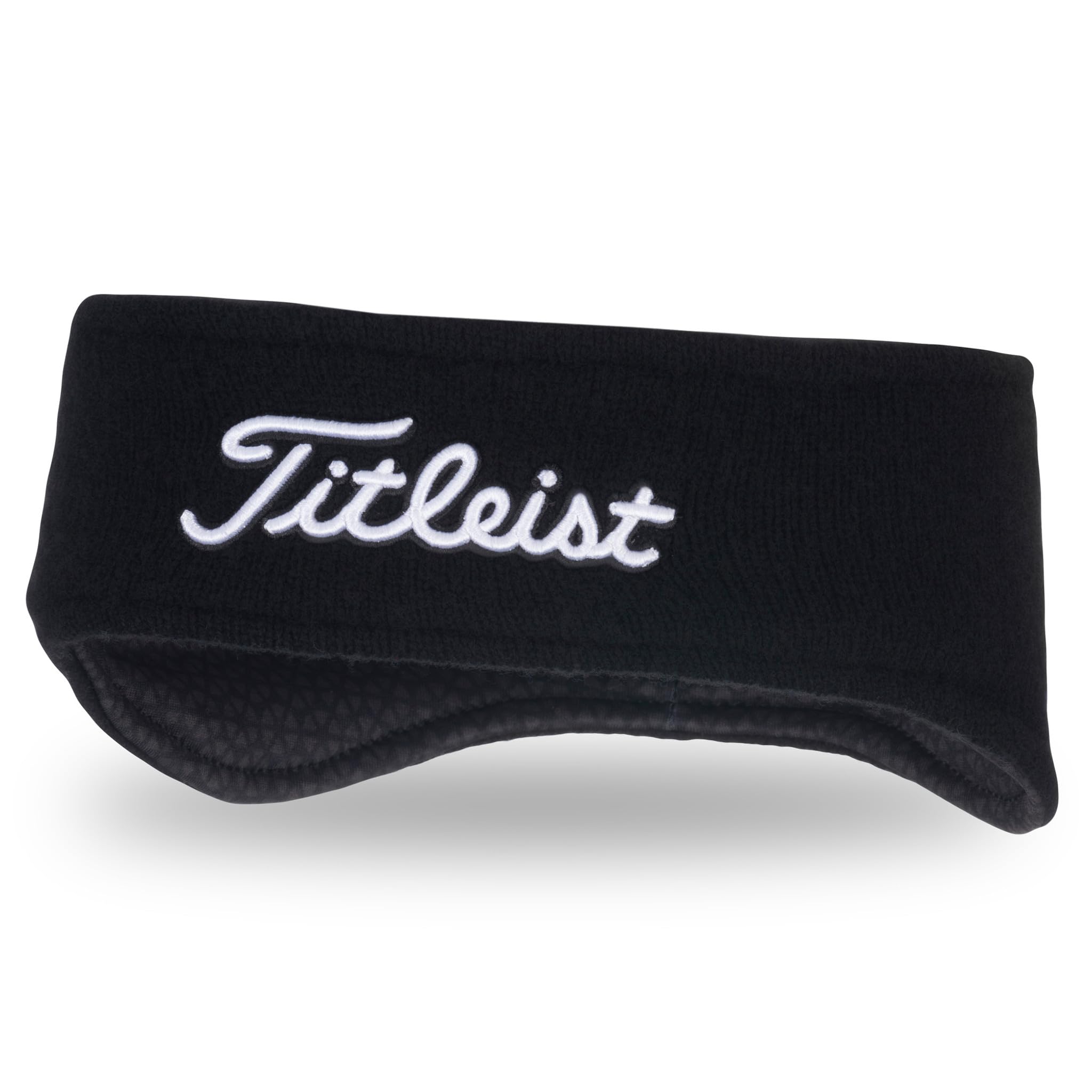 Titleist Merino Wool Golf Earband, Black/White, One Size Fits All
