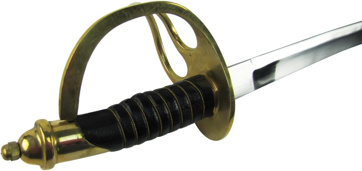 Treasure Gurus 1860 Civil War Era Light Cavalry Sabre/Field Officer/Officers Sword w/Scabbard