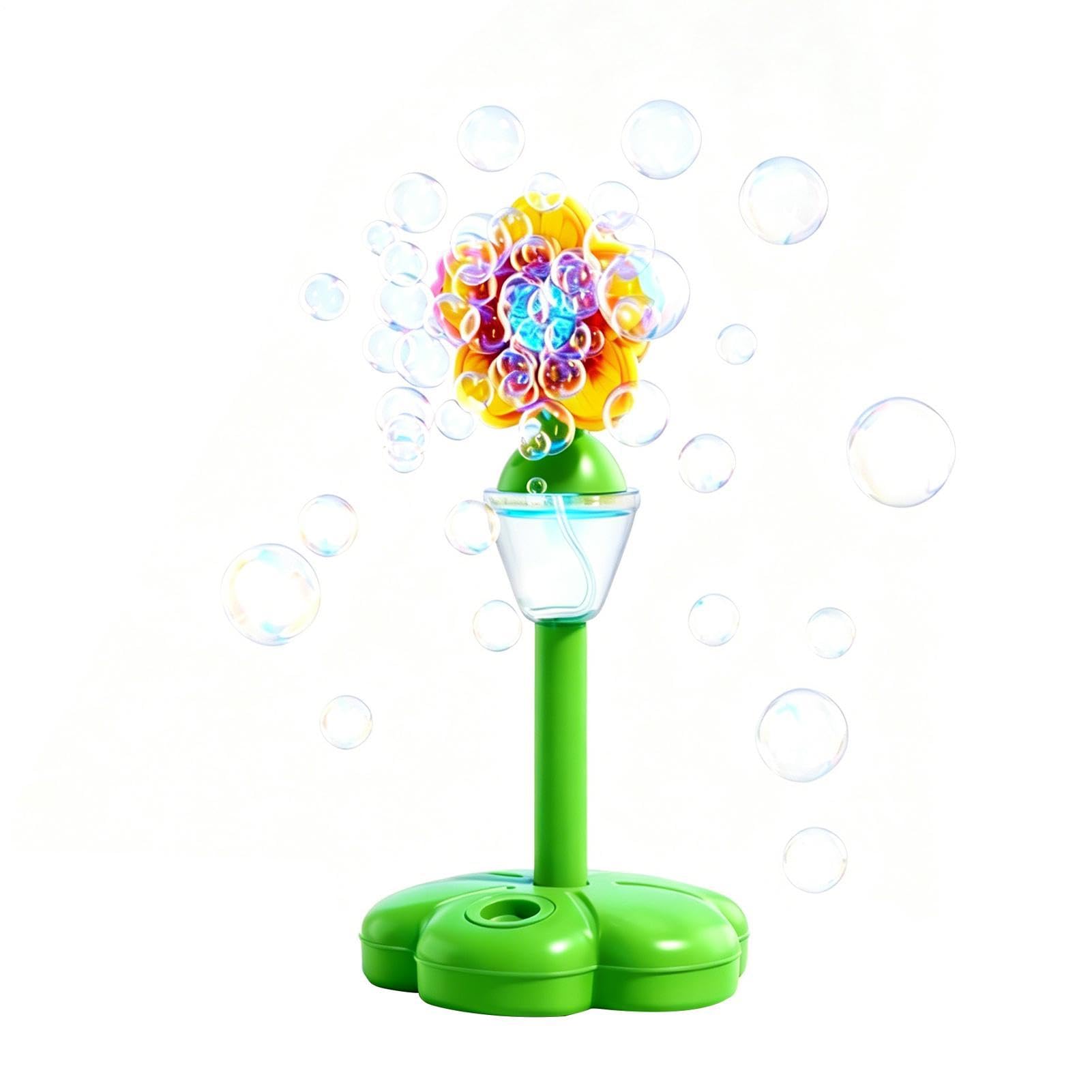 Automatische Seifenblasenmaschine Manuelle Schwenkbare Standfunktion | Outdoor Seifenblasenmaschine Gartenspiele für Mädchen Partys Hochzeiten Sommerspiele Rasen