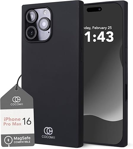 Miniatura 7 de Cocomii - Funda Rectangular Compatible con iPhone 14 Pro Max - Compatible con MagSafe, Silicona de Tacto Suave, Forro de Microfibra, Funda Magnética