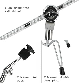 Amazon.com: NUOSHENG Cymbal Stand, Adjustable Cymbal Stand