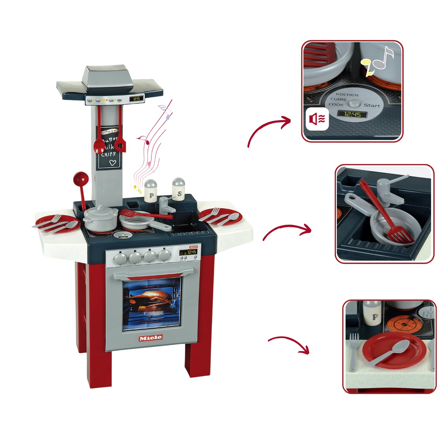 maruさん専用★【正規】Mieleミーレミニチュアおもちゃ家電3点set 数量限定特価 残りわずか Miele ミーレ おもちゃのキッチン