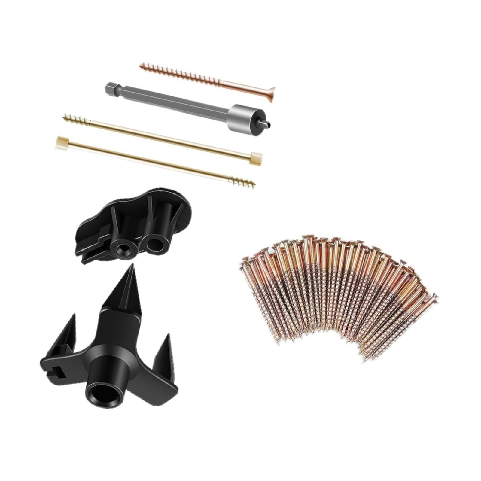 Paifencodill Floor Repair Kit – Stop Squeaky Floors With 50 Screws, Joist Finder, Alignment Tool & Depth Control – For Carpet, Vinyl, Hardwood