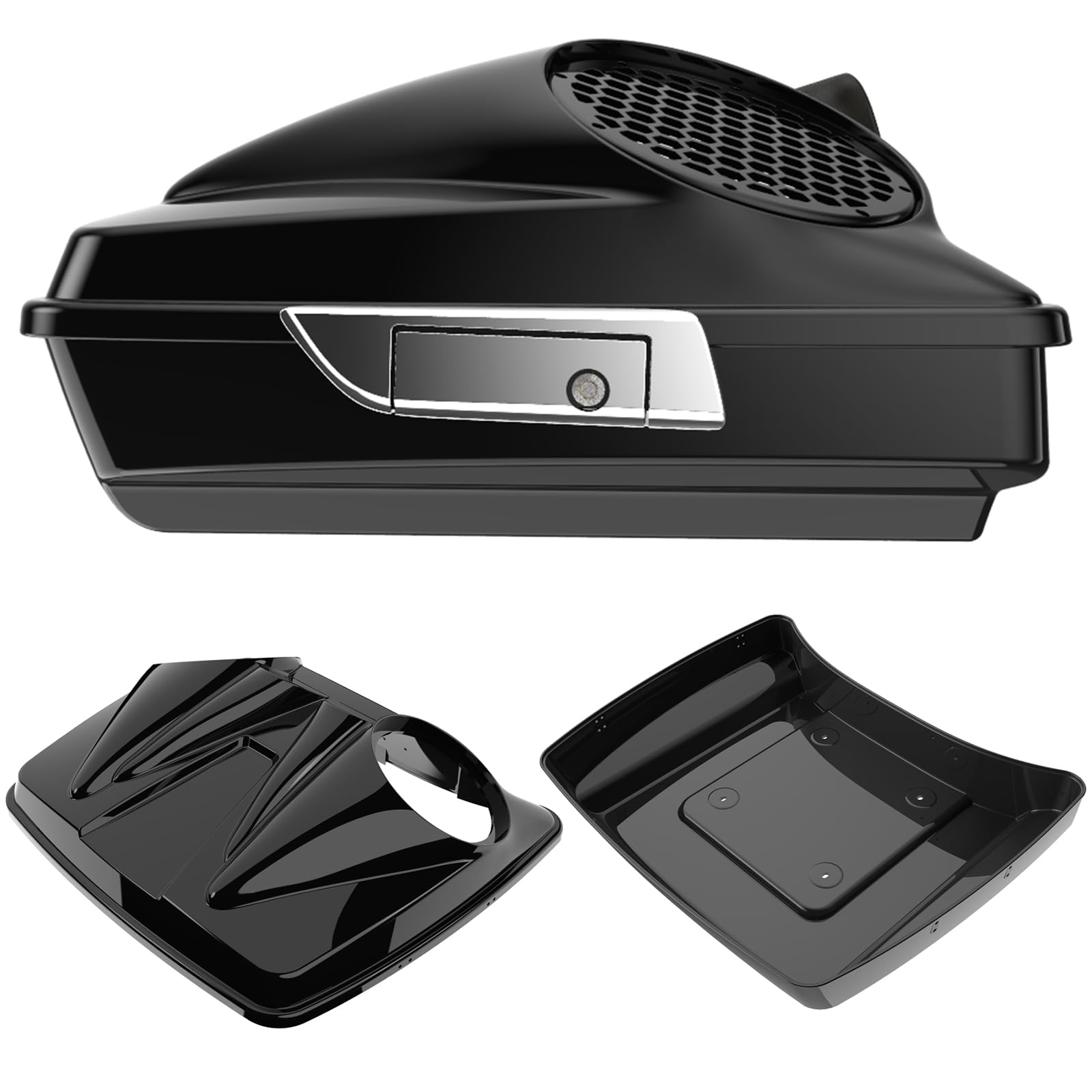 Amazon.com: Advanblack Tour Trunk Pack Speaker Lid 8 inch For