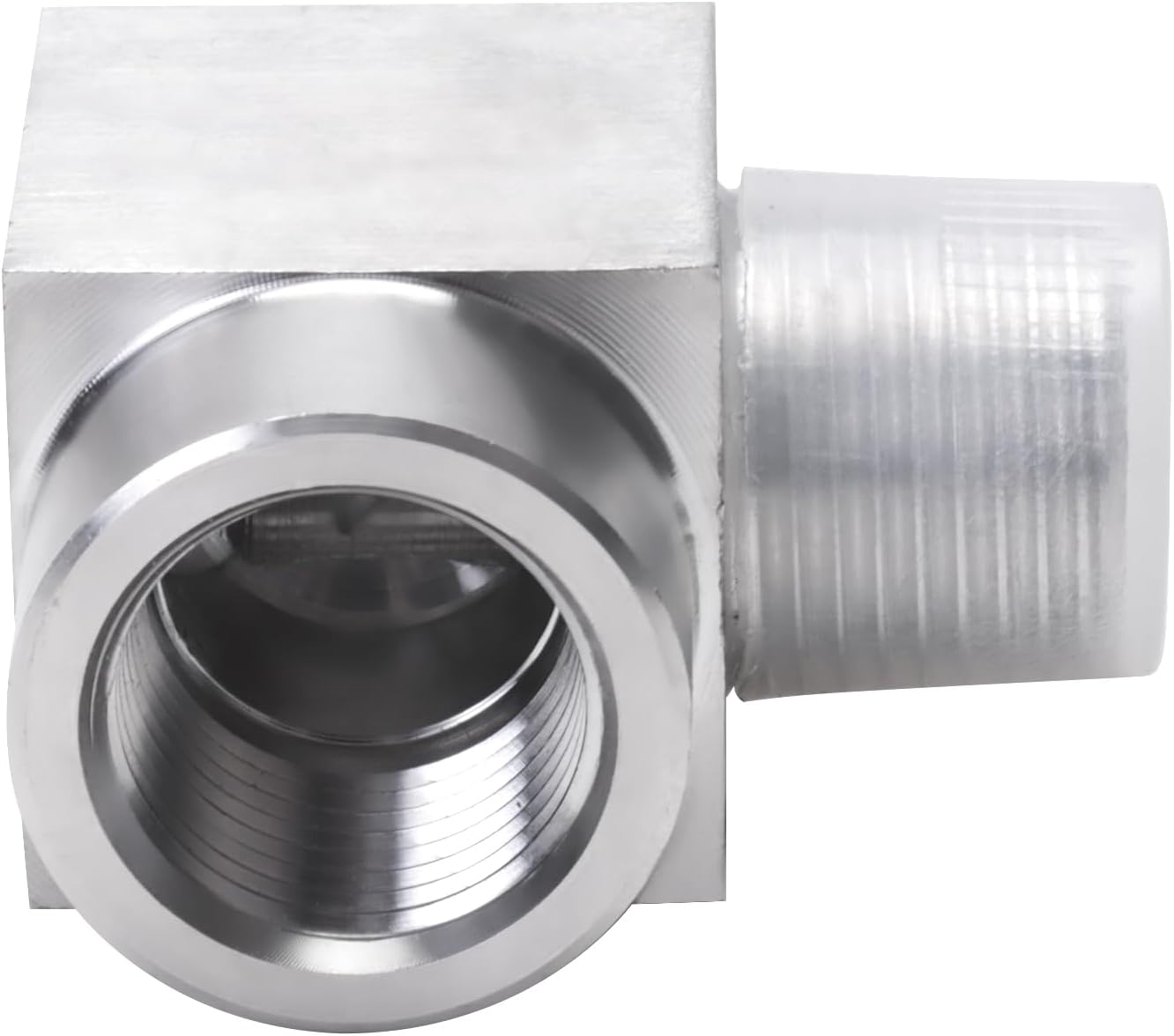90 Degree Street Elbow - 3/8 NPT Male to 3/8 NPT Female Stainless Steel 304 Heavy Duty Forged Square Barstock Street Elbow Adapter Pipe Fitting (pack of 2)