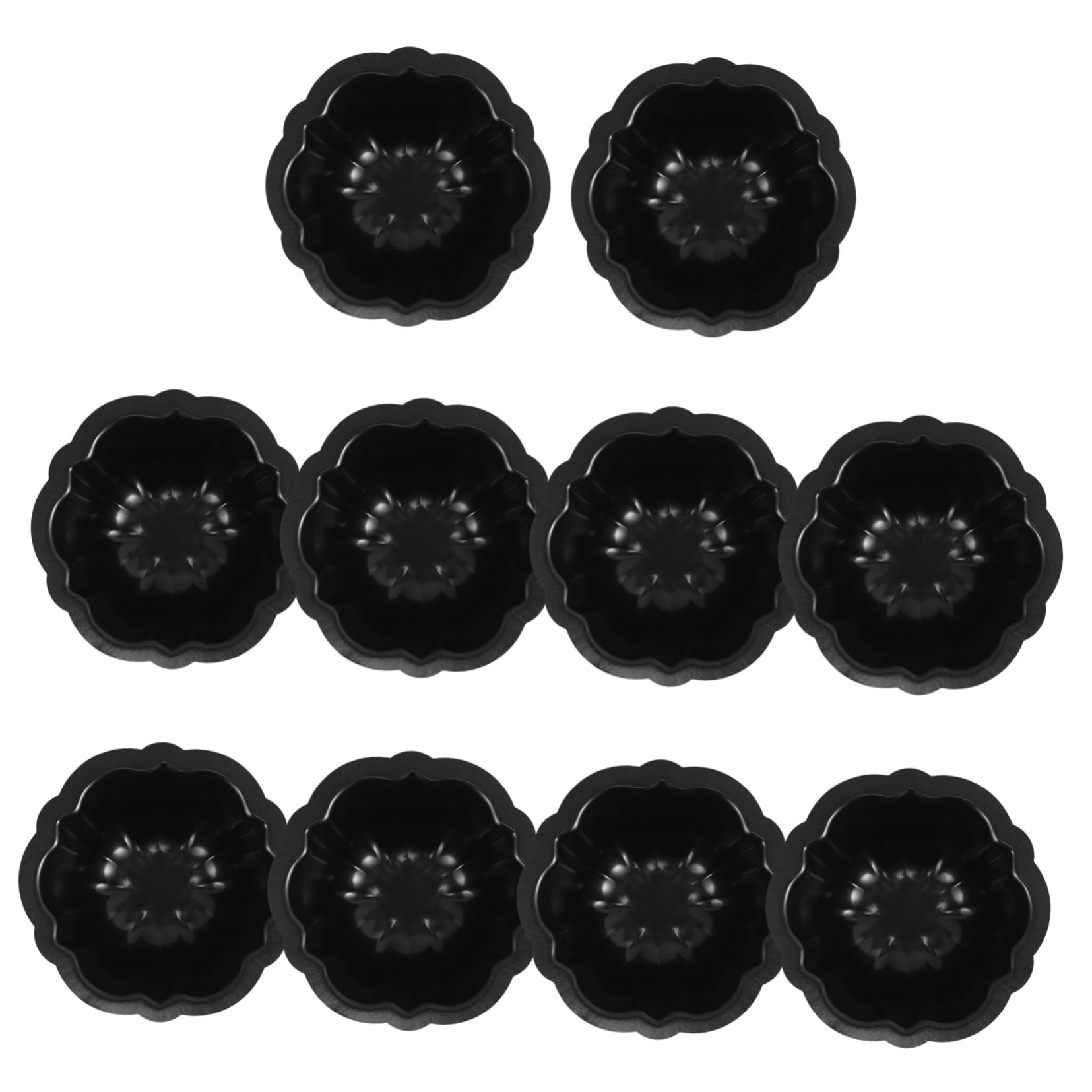 UKCOCO Moldes Para Pasteles Mini Antiadherentes 10 Unidades Formas Corazón Redondo Cuadrado Silicona Resistente Para Hornear Repostería Fiestas Cumpleaños