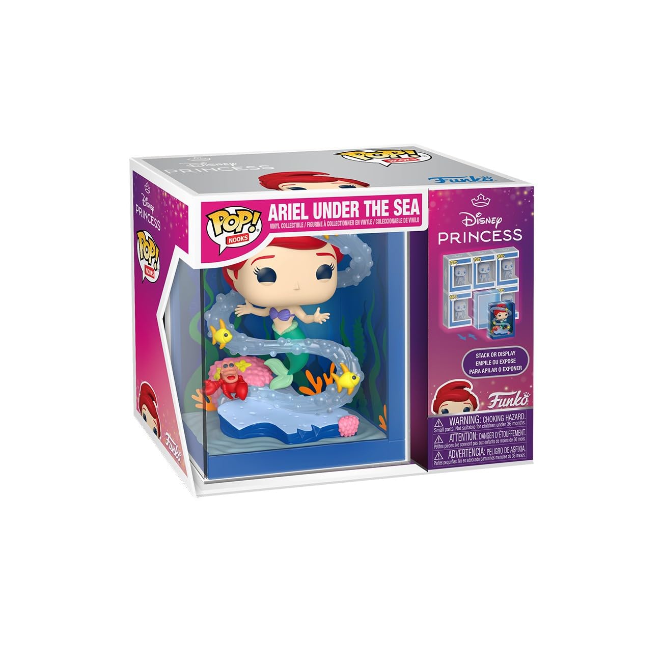 Funko POP! Nooks Disney: The Little Mermaid - Ariel’s Grotto - Stack or display - Collectable Vinyl Figure - Gift Idea - Official Merchandise - Toys For Kids & Adults - Model Figure for Collectors