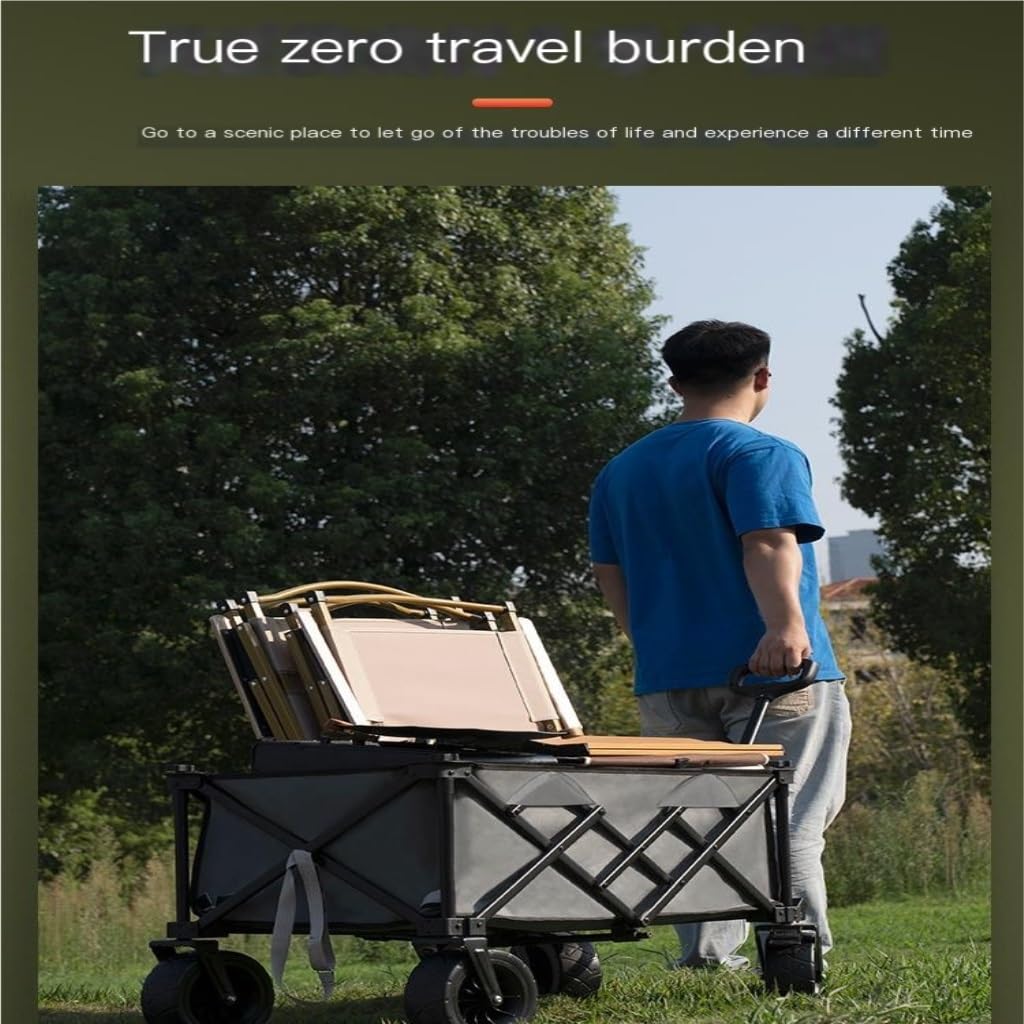 Carrito de playa plegable con mesa para exteriores, para remolque, carrito para picnic, remolque, cámper, furgoneta, carritos de camping