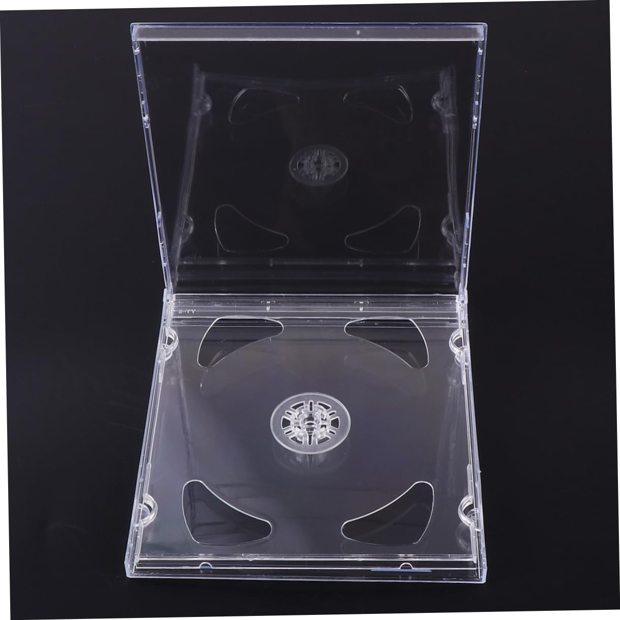 Custodia CD Trasparente in Plastica, Contenitore per 2 CD o Dvd, Confezione da 10 Pezzi, Facile da Trasportare, per Video Nozze e Diario Ragazzo Ragazza
