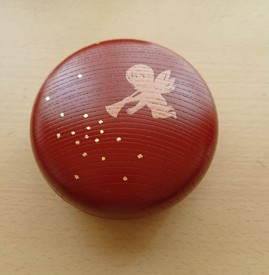 Amazon.co.jp: 象彦 蓋付き菓子器 天使 小物入れ ヤンポ 木製 和食器 