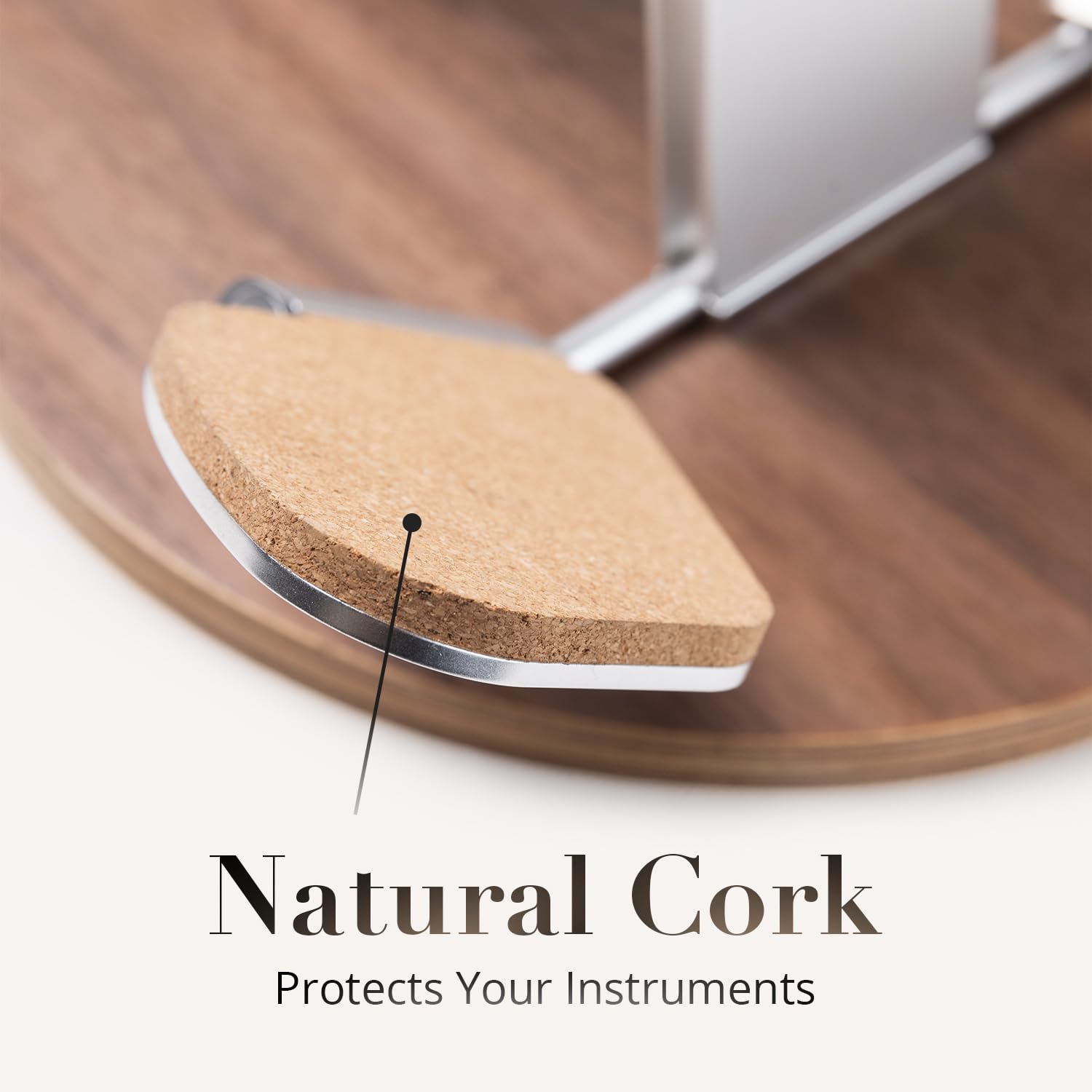 NordicStand - Supporto pieghevole in legno per chitarra, universale, per chitarra acustica, elettrica, basso e ukulele, portatile, pieghevole ed ecologico (rovere)