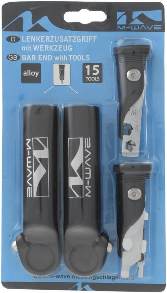 M-Wave Bicycle MTB Additional Handle > BE Tool < Horns Head Support Handlebar Bar Ends