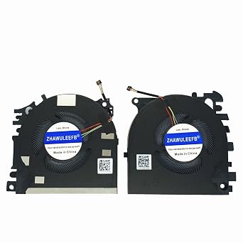 Replacement New CPU +GPU Cooling Fan for HP Zbook Fury 15 G7 15 G8 Laptop MG75090V1-1C120-S9A MG75090V1-1C110-S9A ND75C52-19L05 ND75C53-19L06 DC5V 2.25W Fan