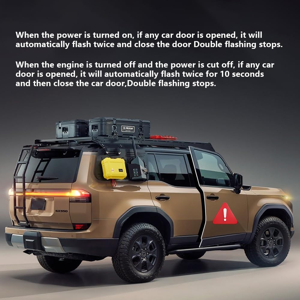 Auto Window Closer & Headlight Delay Kit for Lexus GX550 2024 | Remote Power Window Module | Auto Lift Close | Door Lock Speed Control | Accessories