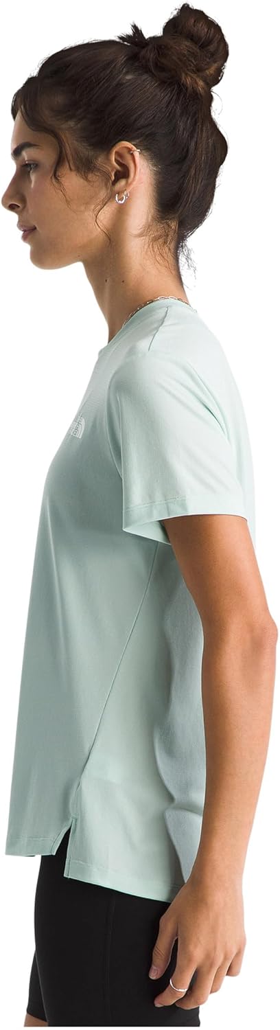The North Face Women's Flex Short-Sleeve Tee - Moisture Wicking, Forward Set Side Seams, Split Hem