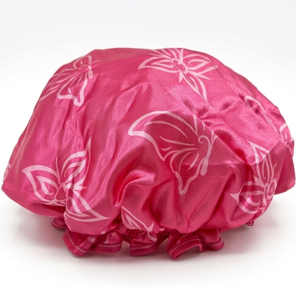 Wicked Glinda - Confezione regalo da bagno in schiuma rosa, burro per il corpo e cuffia da doccia, prodotto con licenza ufficiale Wicked