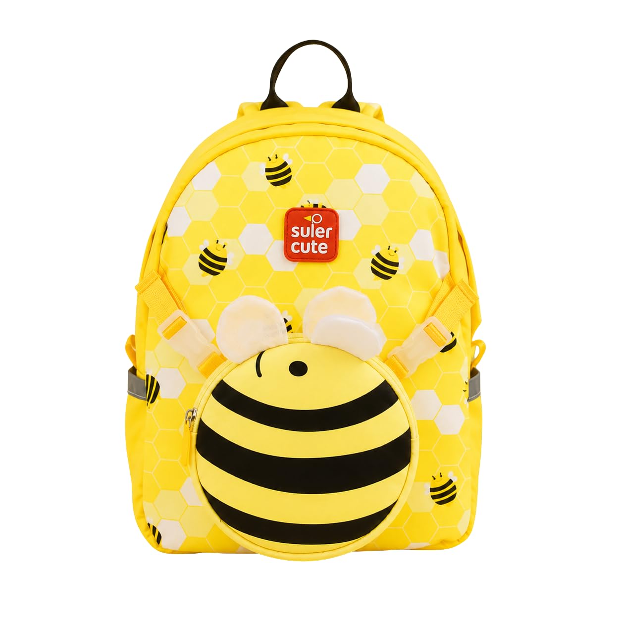 zemba Kids School Backpack, Buzzbee with Detachable Sling Bag, Nylon with Polyester Lining,Ages 2-6 years-picture-40