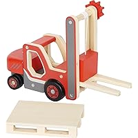 small foot Carrello elevatore con Pallet in Legno, con forca Mobile e verricello