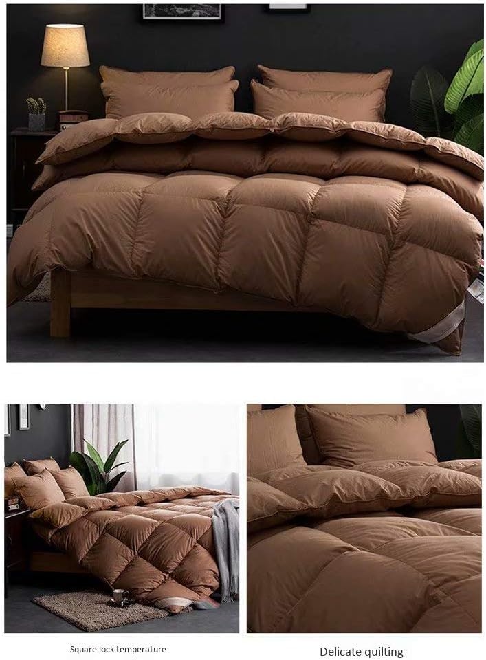 Miniatura 5 de GAENZA Breathable Light Duvet Insert Reversible Duvet Goose Feather Cotton Quilt Thickening Warm by The Core Double Bed Thickening Soft