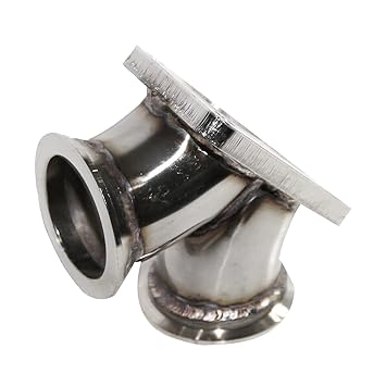Exhaust Pipe Connecter, Exhaust Pipe Adapter Professional Durable High Accuracy for Most V6 V8 T4 Turbocharger for Turbocharger Modificatio