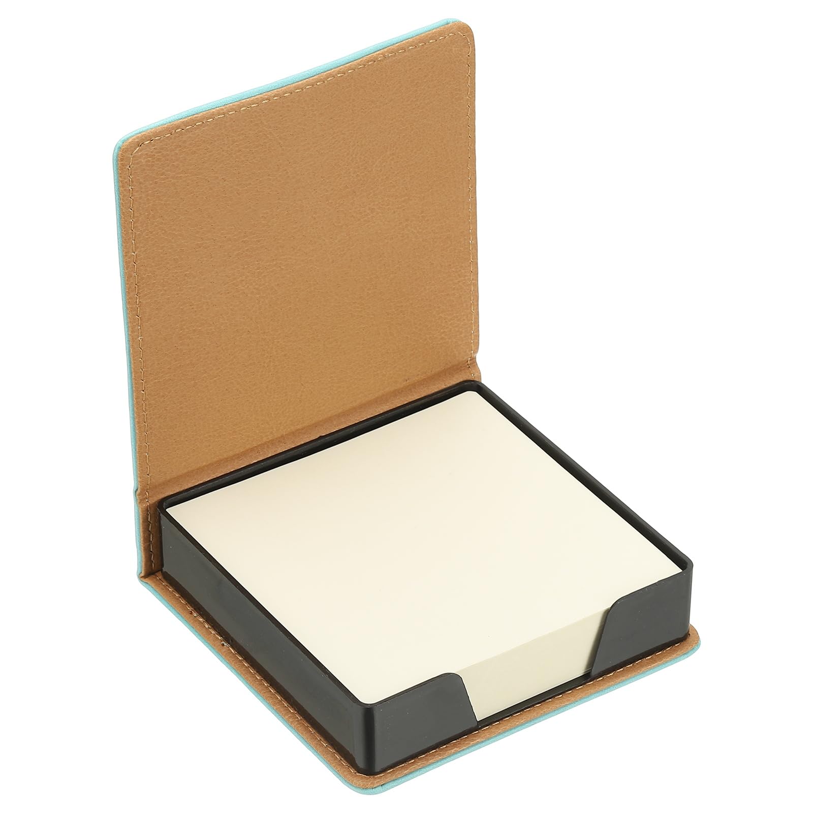 Mini étui en cuir PATIKIL vert compact pour bloc-notes durable de 140 feuilles adhésives