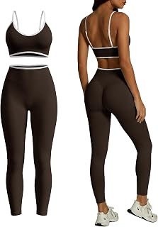 Adjustable Strap Vest & Butt Lifting Leggings 2-Piece Yoga Outfit