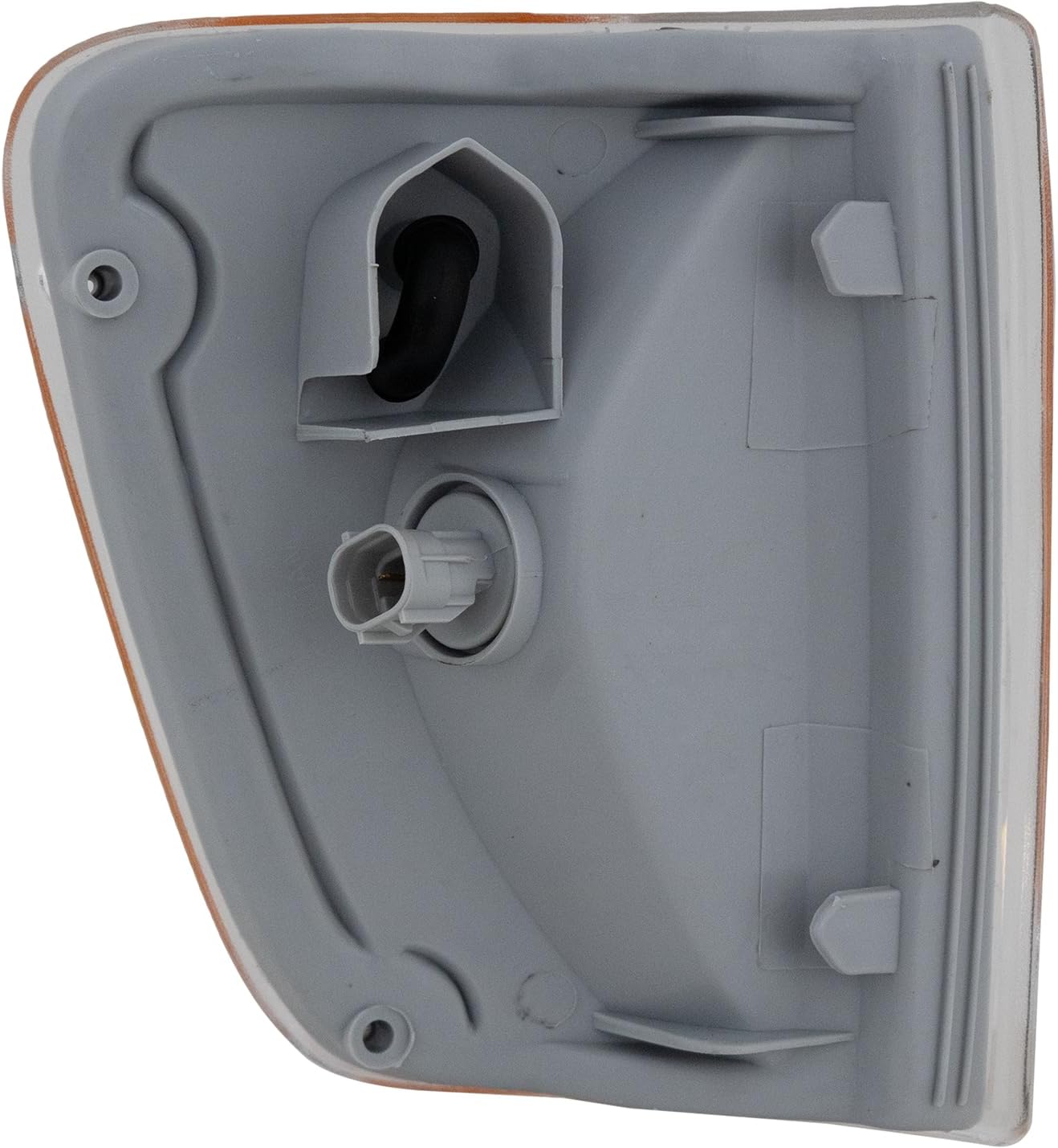 Evan-Fischer Corner Light Compatible with 1993-1998 Toyota T100 Plastic Clear & Amber Lens With bulb Driver Side