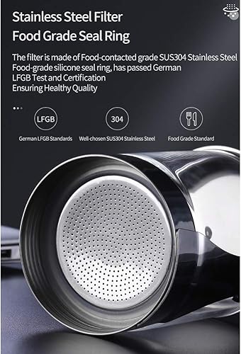 Miniatura 5 de Máquina de café expreso comercial clásica Moka Pot para estufa, cafetera italiana, cafetera para estufa, cafetera expreso, cafetera moca adecuada