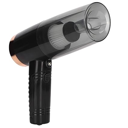 Vacuum Cleaner, Black Builtin LED Light Portable Car Cleaner Tool, 3-in-1 Multifunctional for Pollen Dust Hair Allergens