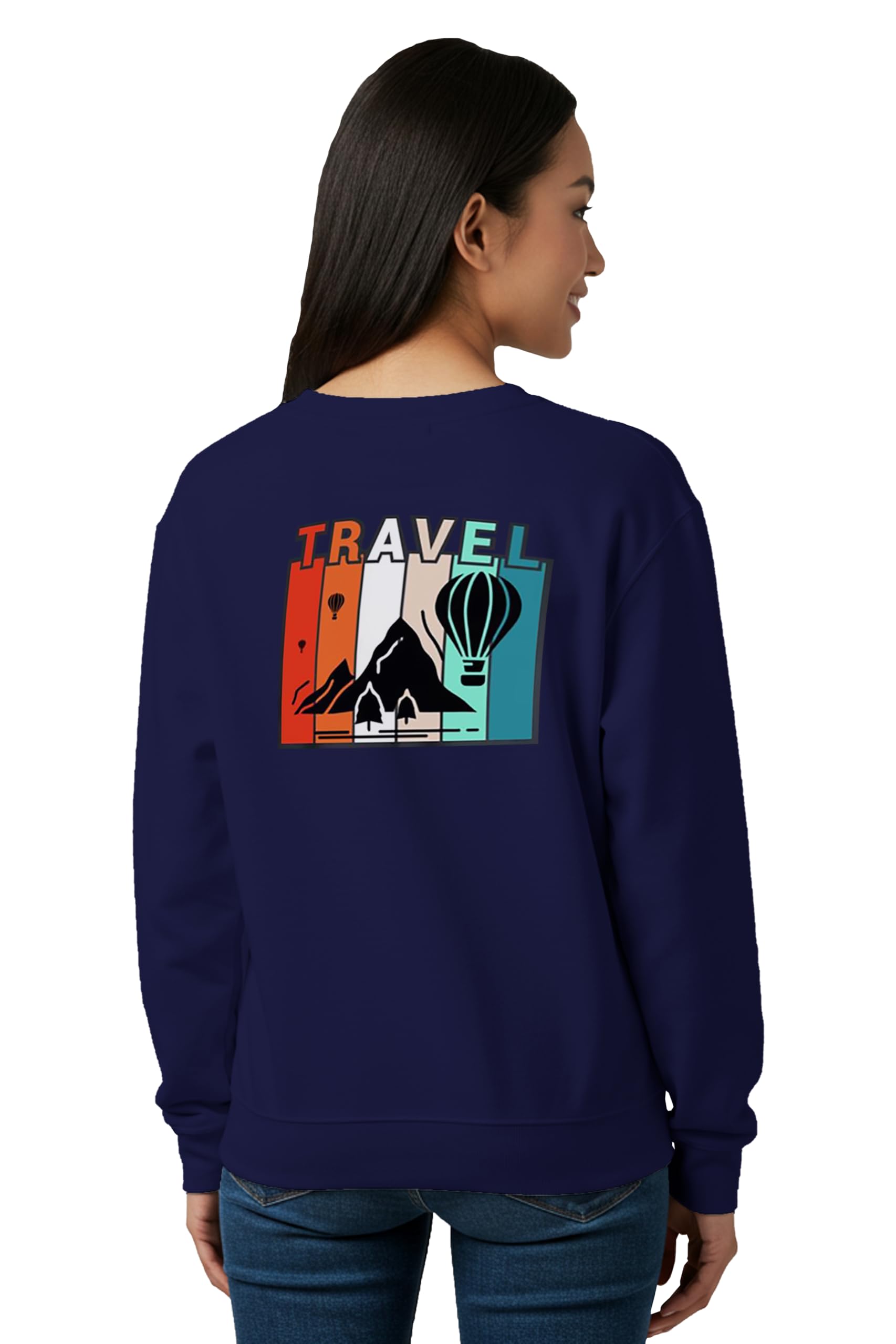 buy that trendz Winter Sweatshirt for Women Travel Graphic Printed Round Neck Regular Fit Cotton Blend Gen Z Casual Sweatshirt-picture-36