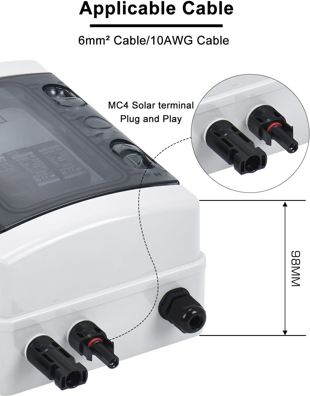 Screw installation method for the disconnect switch box