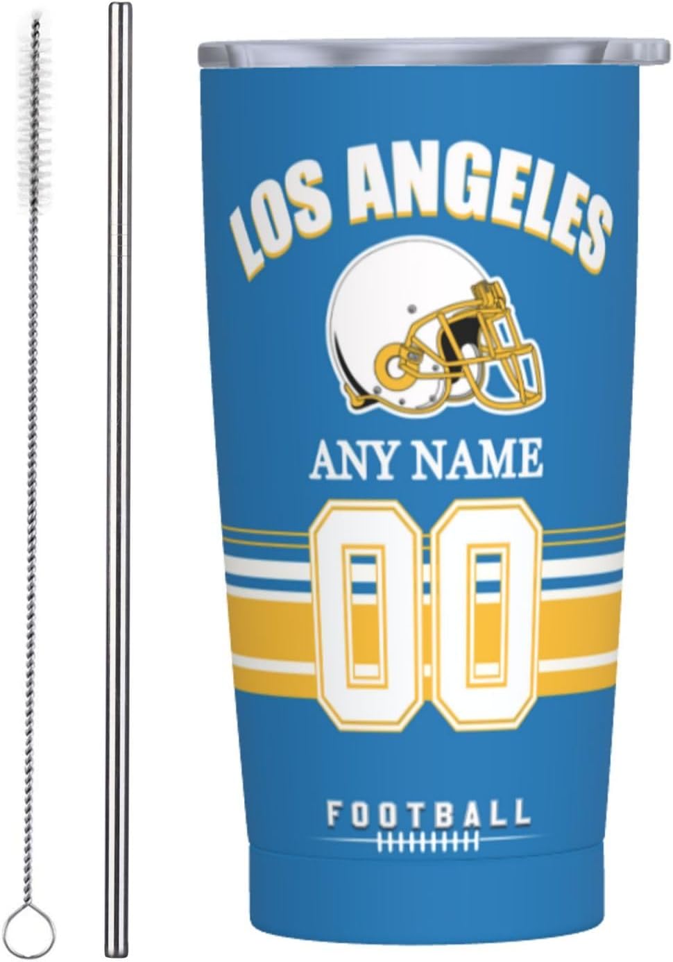 Custom Seattle Tumbler, Personalized Name and Number Tumbler Cup, Customized Stainless Steel Travel Coffee Mug Keeps Drinks Cold and hot Gifts for Men Women Fans