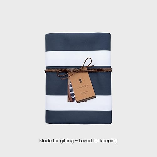 Miniatura 8 de SummerSand Toalla de playa de microfibra de gran tamaño - Secado rápido, sin arena - Compacta y ligera para viajes - Materiales reciclados - Bolsa