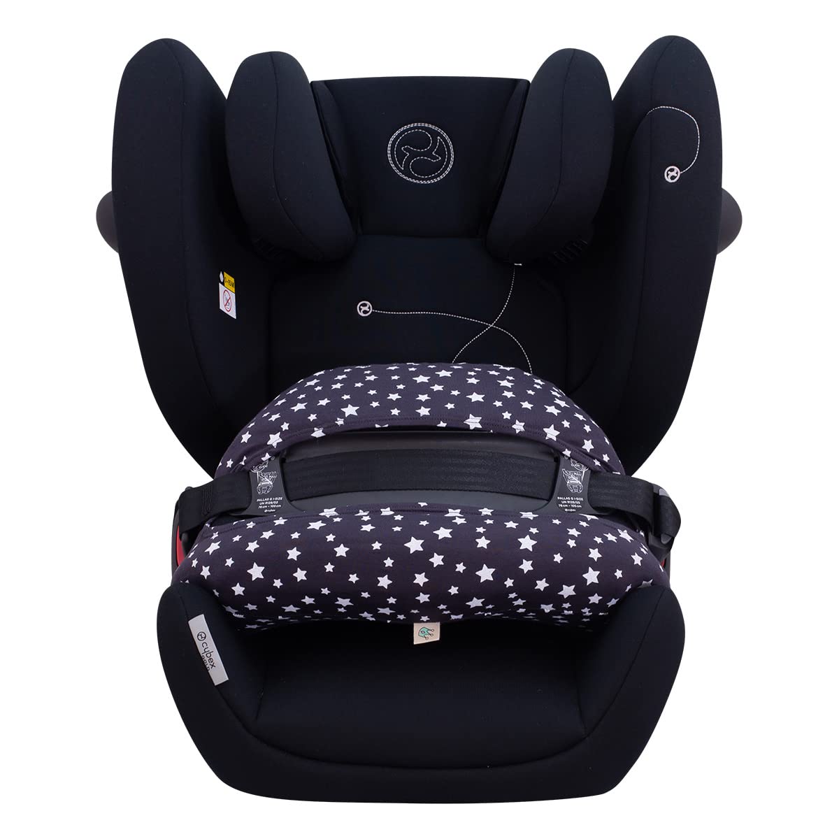 JYOKO KIDS Rivestimento per accessorio di seggiolino auto in cotone Compatibile con Cybex Pallas G I-SIZE (accessorio per le maglie G, WINTER SKY