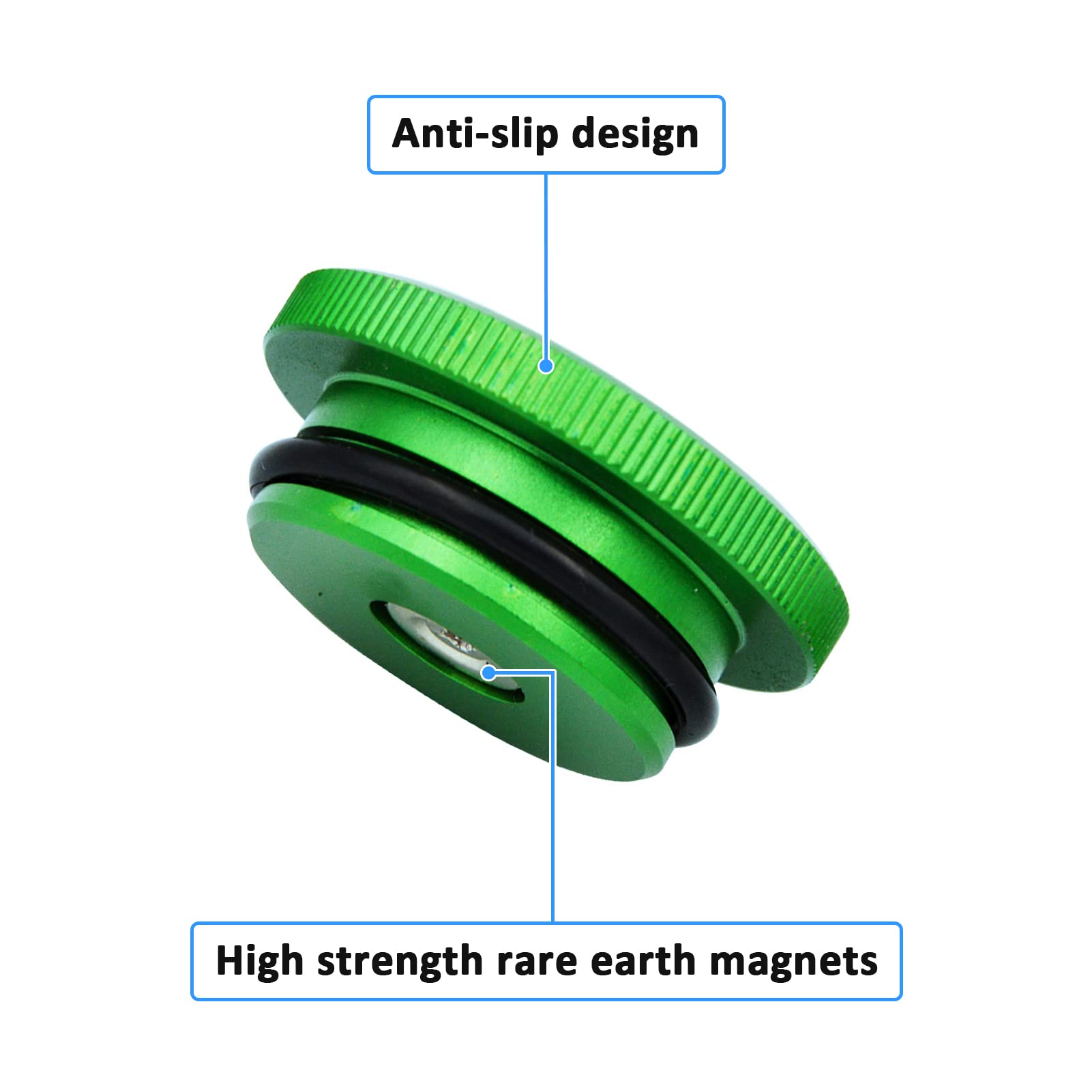 Diesel Fuel Cap Compatible With Dodge Ram, Magnetic Diesel Fuel Cap & DEF Cap Compatible With RAM 1500 2500 3500 Trucks (2013-2019) - Aluminum Factory...
