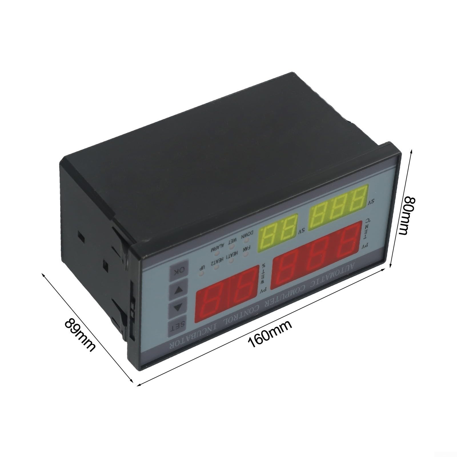 Gdfnmogo Thermostat multifonction pour contrôleur d'incubateur numérique Xm-18 avec contrôle de l'humidité 7 voies de sortie capteur Pr (220 V)