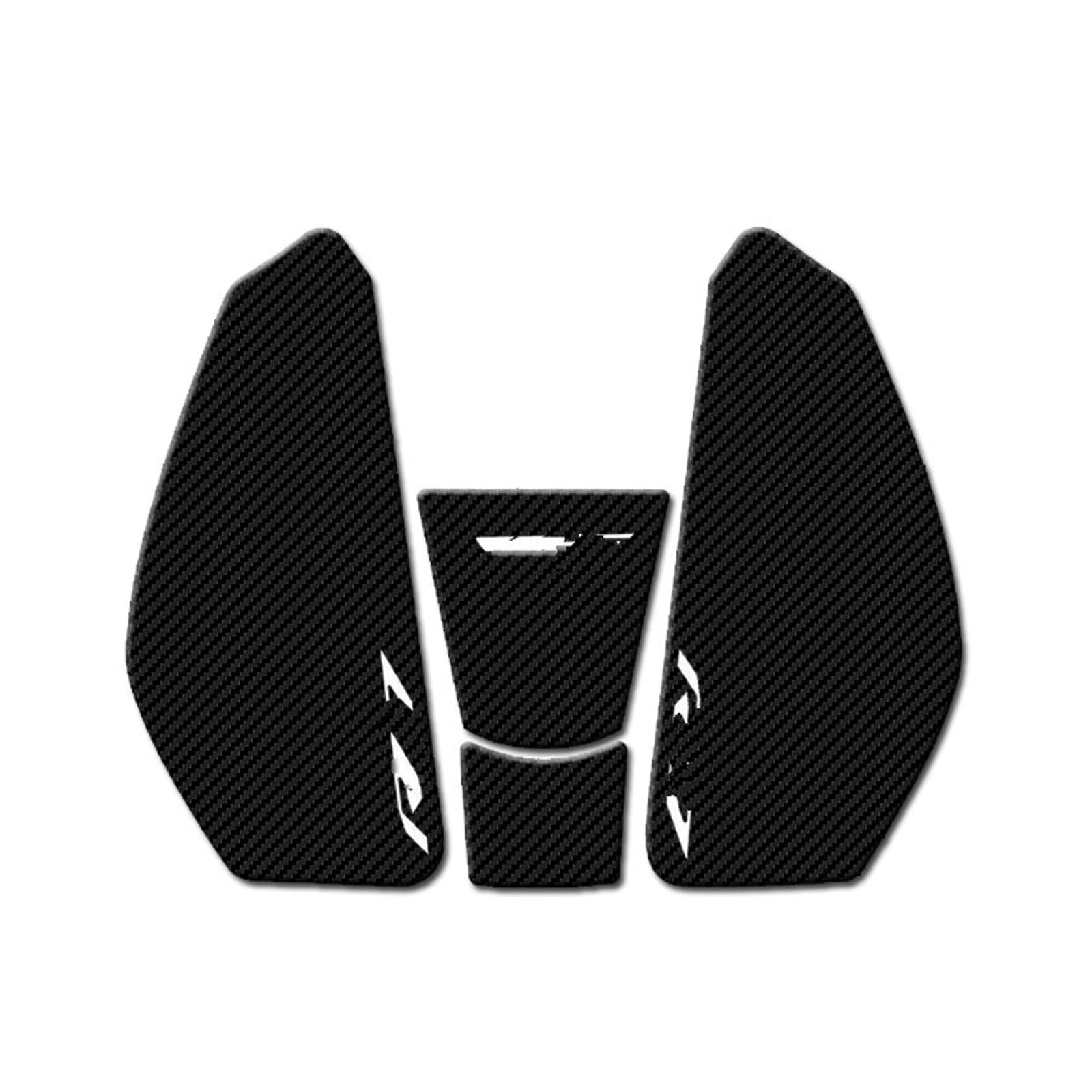 Per Per YZF Per R7 2021 2022 Adesivi Serbatoio Moto Adesivi Serbatoio Carburante Serbatoio Ginocchiera Antiscivolo Manopole Serbatoio(White)