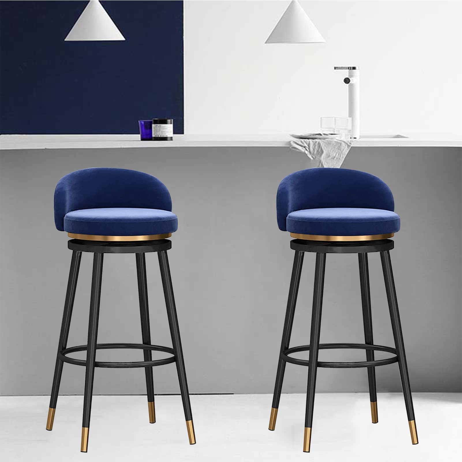 Tabourets de cuisine de 65cm lot de 2 pour des moments conviviaux autour de l'îlot