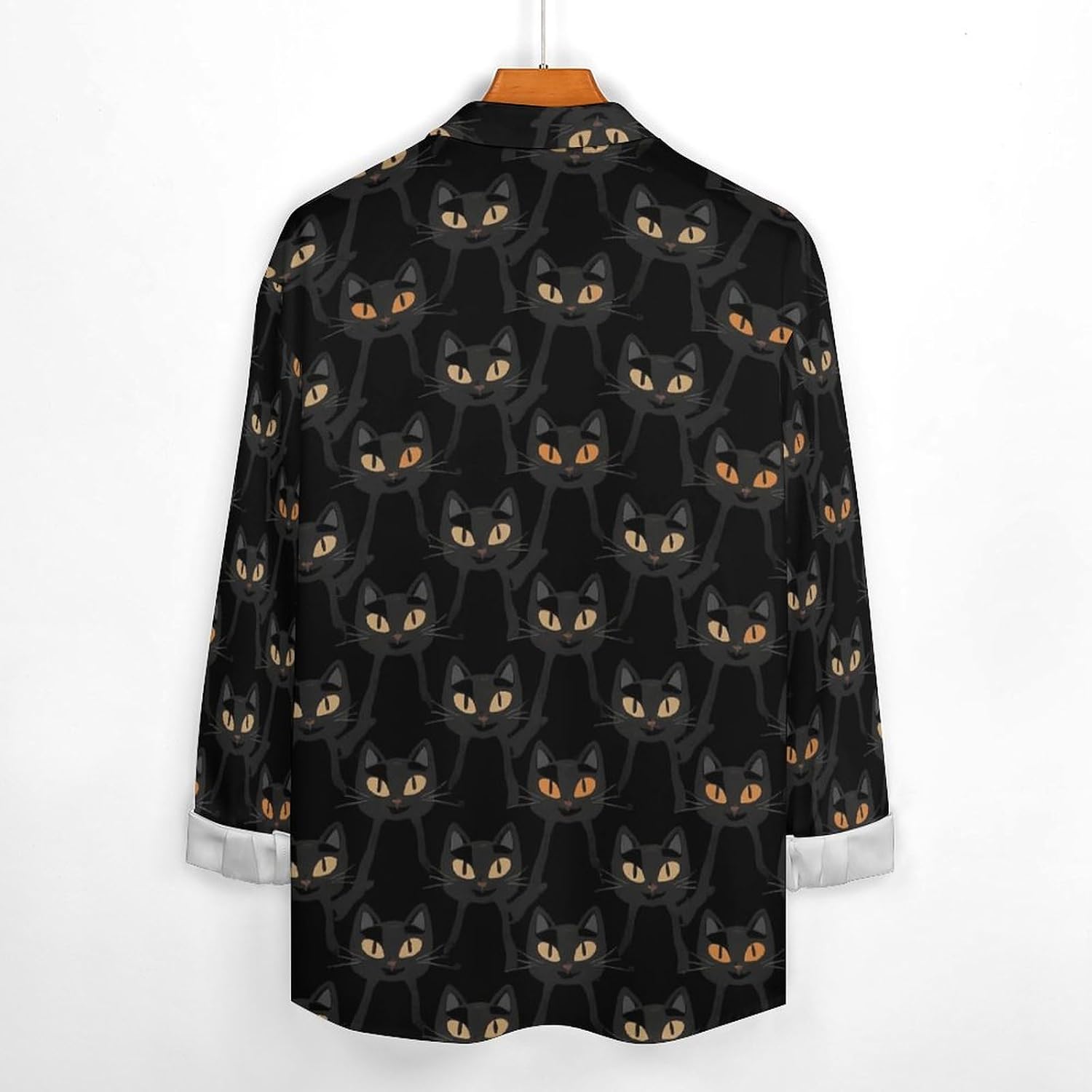 Men's Casual Button Down Shirts Lapel Pocket Long Sleeve Shirt Regular Fit