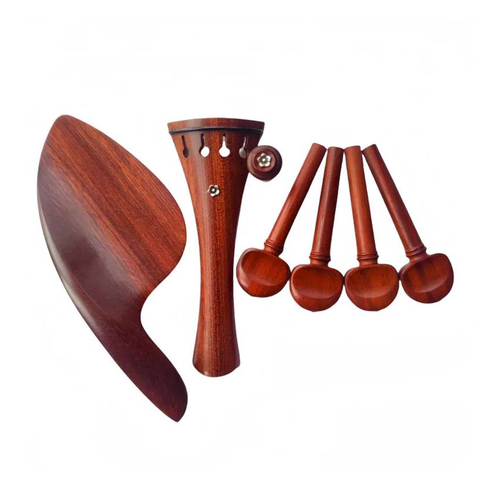 Accessori per violino 1 set di accessori per violino 4/4 full size inclusi mentoniera piroli e cordiera